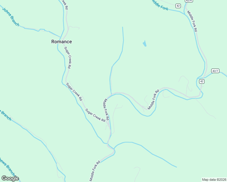 map of restaurants, bars, coffee shops, grocery stores, and more near 4601 Middle Fork Road in Advent