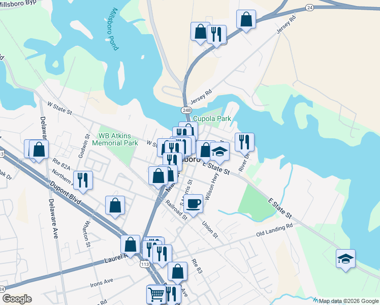 306 Main Street, Millsboro DE Walk Score