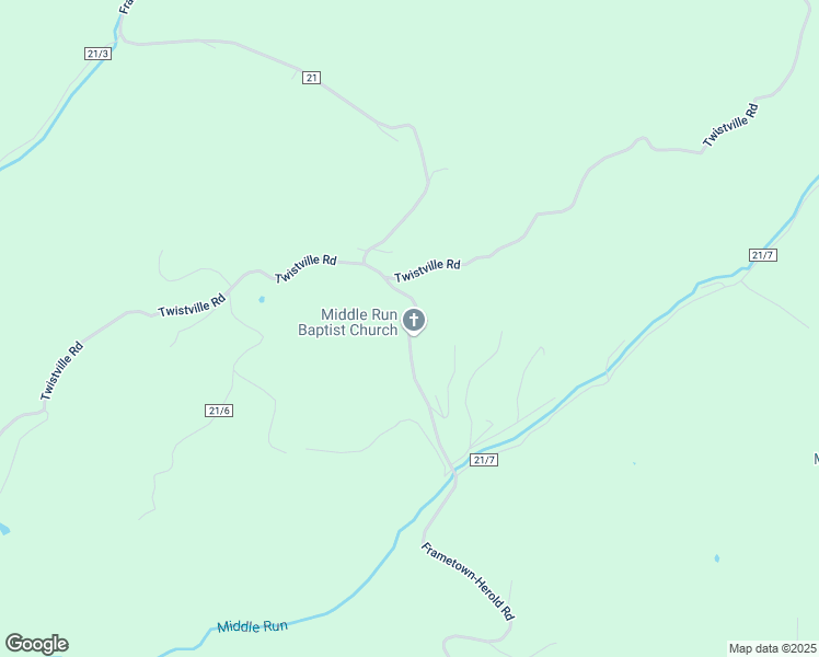 map of restaurants, bars, coffee shops, grocery stores, and more near 6075 Frametown-Herold Road in Frametown