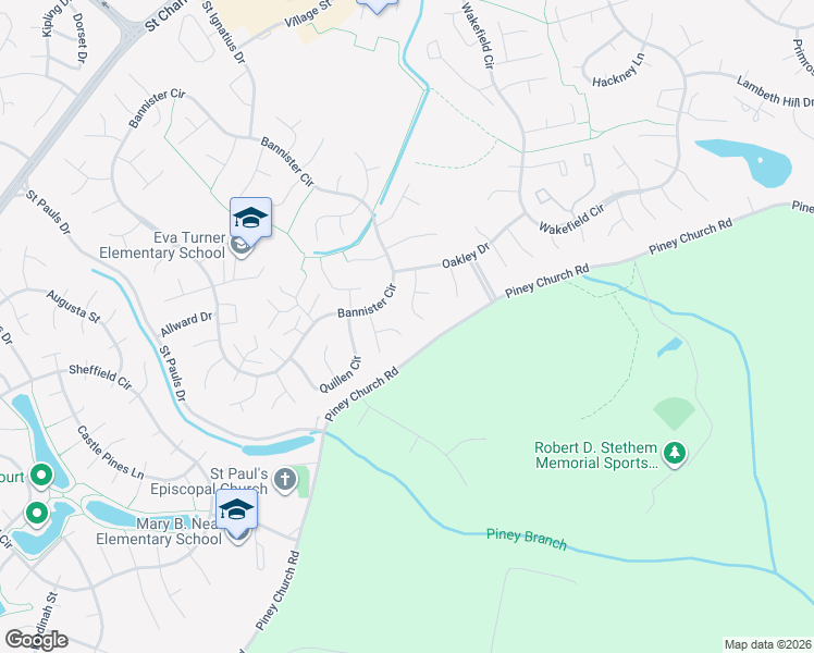 map of restaurants, bars, coffee shops, grocery stores, and more near 4262 Queen Court in Waldorf
