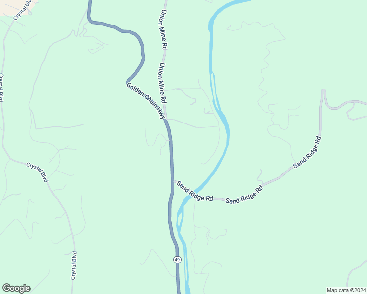map of restaurants, bars, coffee shops, grocery stores, and more near 7541 California 49 in El Dorado County