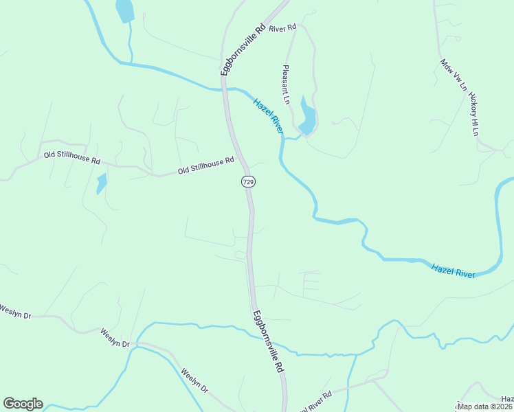 map of restaurants, bars, coffee shops, grocery stores, and more near 8174 Eggbornsville Road in Rixeyville