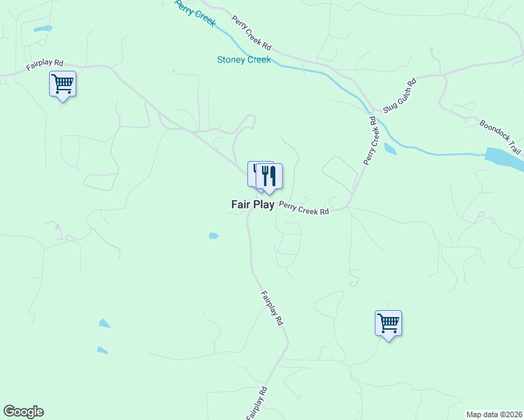 map of restaurants, bars, coffee shops, grocery stores, and more near in Fair Play