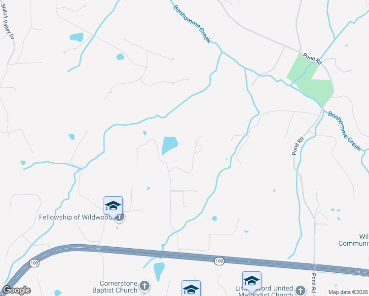map of restaurants, bars, coffee shops, grocery stores, and more near 2015 Wakefield Farm Road in Wildwood