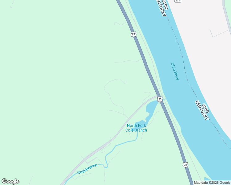 map of restaurants, bars, coffee shops, grocery stores, and more near 118 Tower Road in Greenup