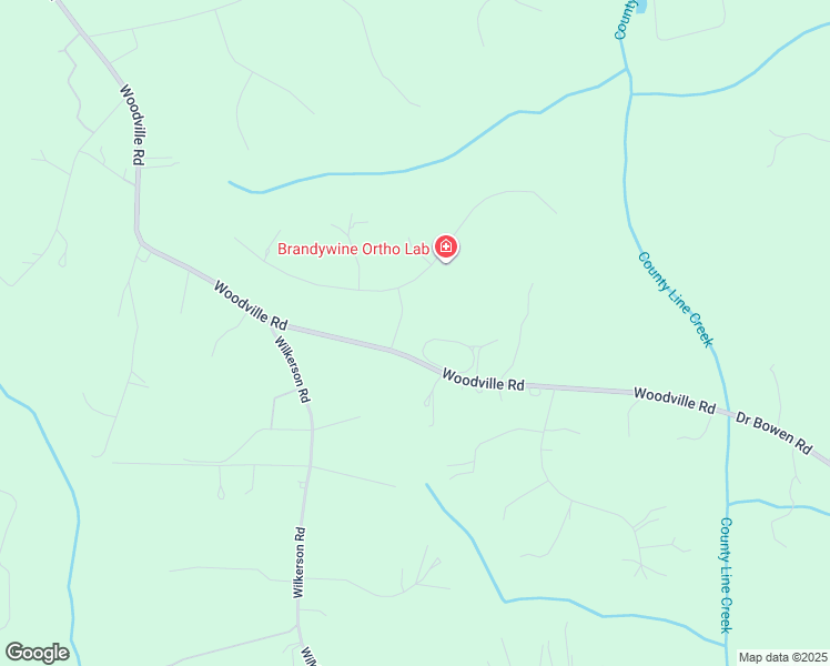 map of restaurants, bars, coffee shops, grocery stores, and more near 4254 Ridgeway Drive in Brandywine