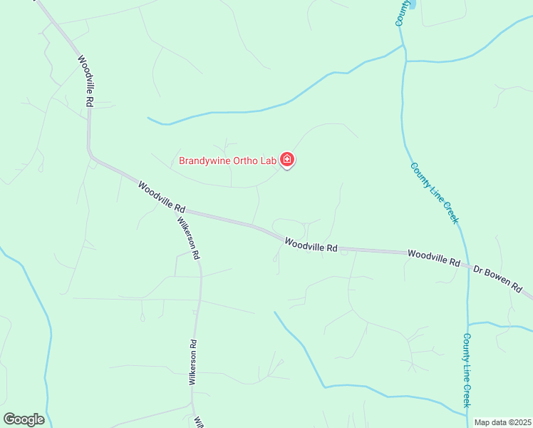 map of restaurants, bars, coffee shops, grocery stores, and more near 4254 Ridgeway Drive in Brandywine