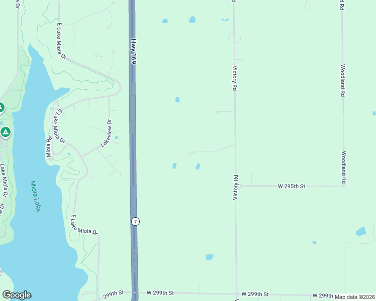 map of restaurants, bars, coffee shops, grocery stores, and more near 29300 Victory Road in Paola