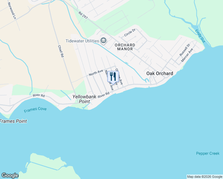 map of restaurants, bars, coffee shops, grocery stores, and more near 28510 Nanticoke Avenue in Millsboro