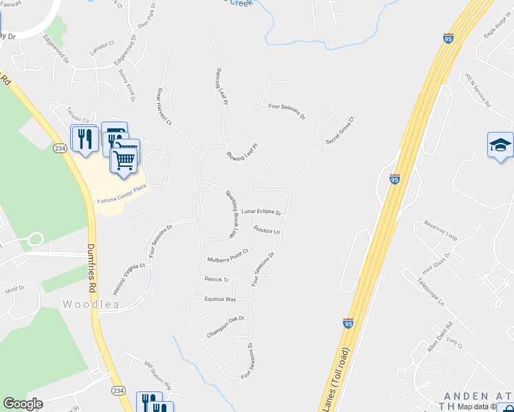 map of restaurants, bars, coffee shops, grocery stores, and more near 4017 Lunar Eclipse Drive in Montclair