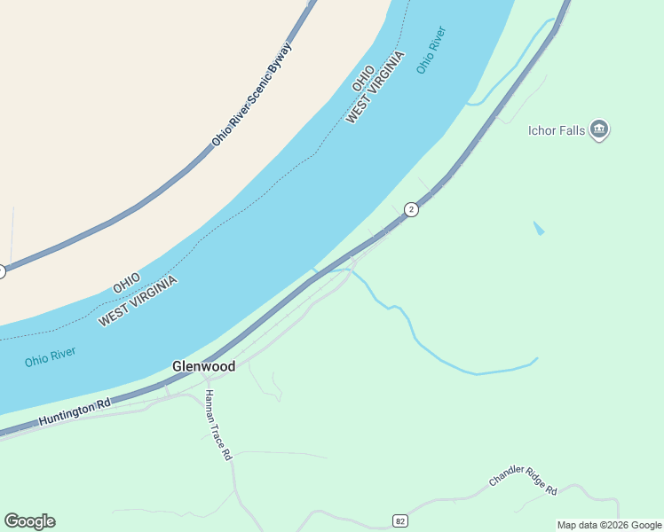 map of restaurants, bars, coffee shops, grocery stores, and more near Huntington Road in Glenwood