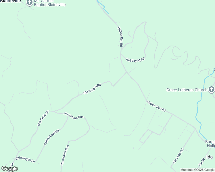 map of restaurants, bars, coffee shops, grocery stores, and more near 325 Old Wagon Road in Luray