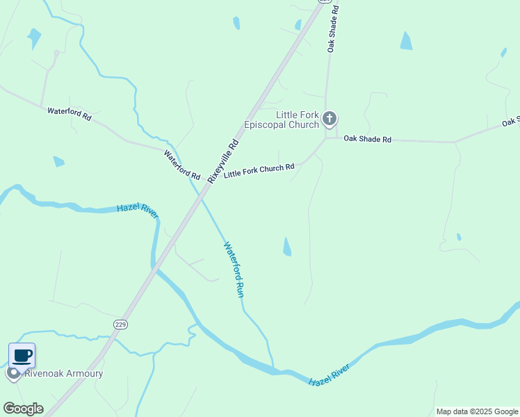 map of restaurants, bars, coffee shops, grocery stores, and more near 16034 Little Fork Church Road in Rixeyville