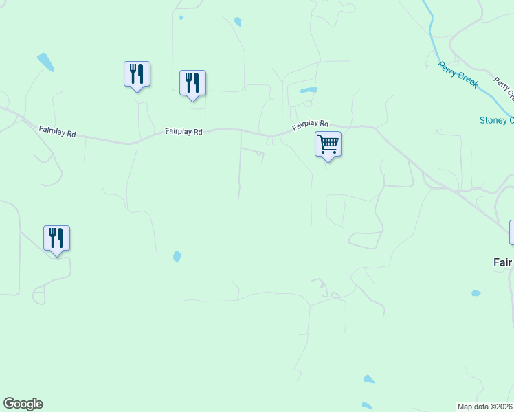 map of restaurants, bars, coffee shops, grocery stores, and more near 7460 Fairplay Road in Somerset