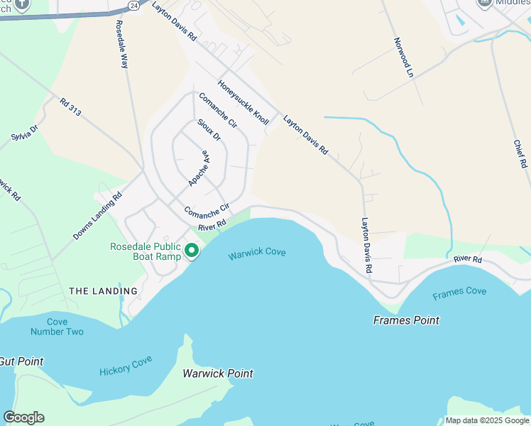 map of restaurants, bars, coffee shops, grocery stores, and more near 31278 River Road in Millsboro