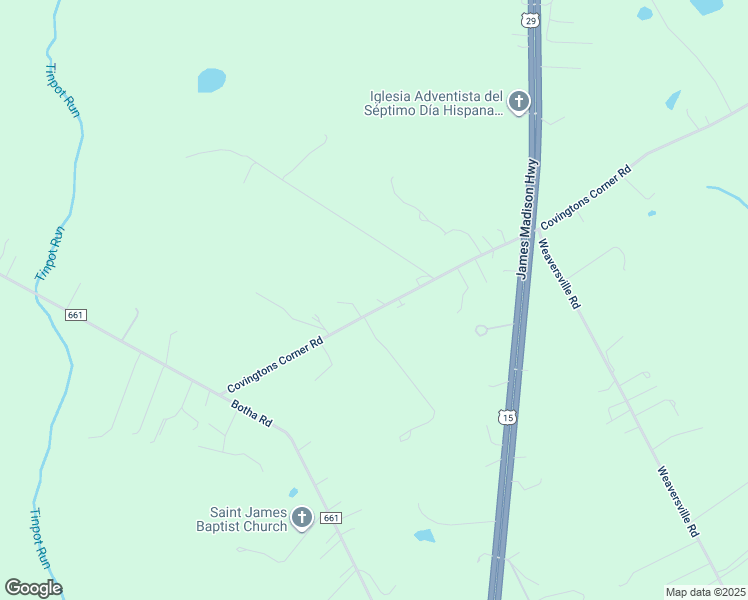 map of restaurants, bars, coffee shops, grocery stores, and more near 7250 Covingtons Corner Road in Bealeton