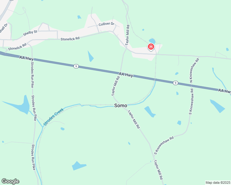 map of restaurants, bars, coffee shops, grocery stores, and more near 7014 Taylor Mill Road in Maysville