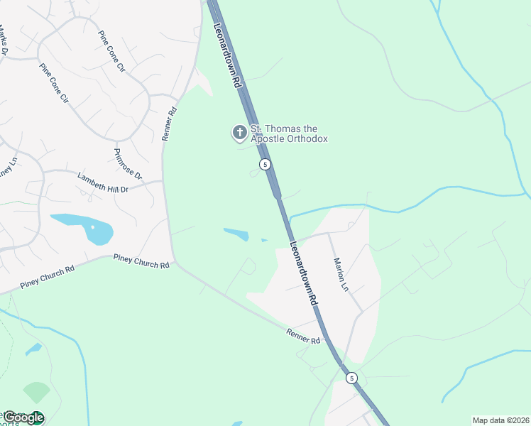 map of restaurants, bars, coffee shops, grocery stores, and more near 4549 Leonardtown Road in Waldorf