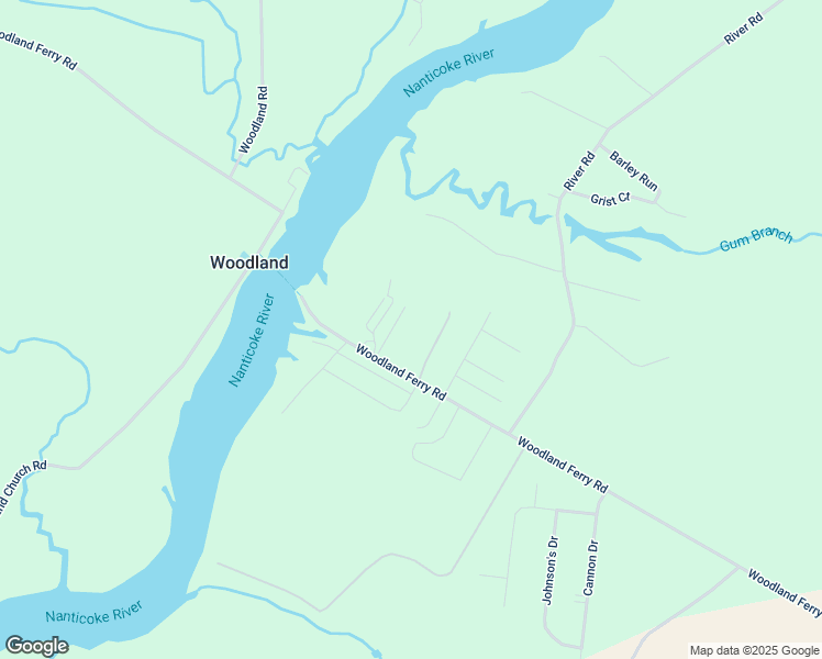 map of restaurants, bars, coffee shops, grocery stores, and more near 17440 Niblett Lane in Seaford