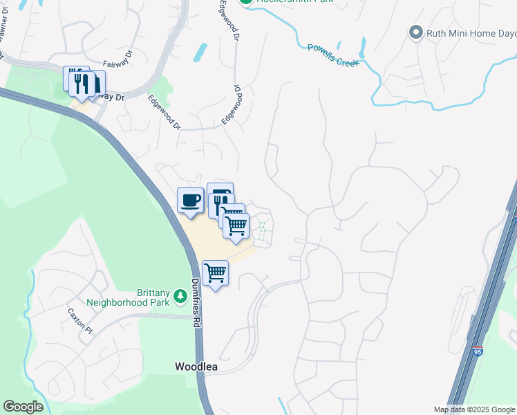 map of restaurants, bars, coffee shops, grocery stores, and more near Middleton Loop in Montclair