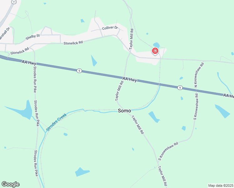 map of restaurants, bars, coffee shops, grocery stores, and more near 7014 Taylor Mill Road in Maysville