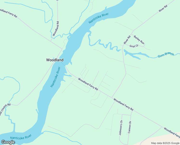 map of restaurants, bars, coffee shops, grocery stores, and more near 17440 Niblett Lane in Seaford