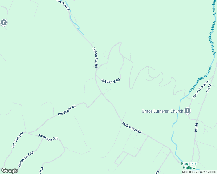 map of restaurants, bars, coffee shops, grocery stores, and more near 52 Richards Lane in Luray