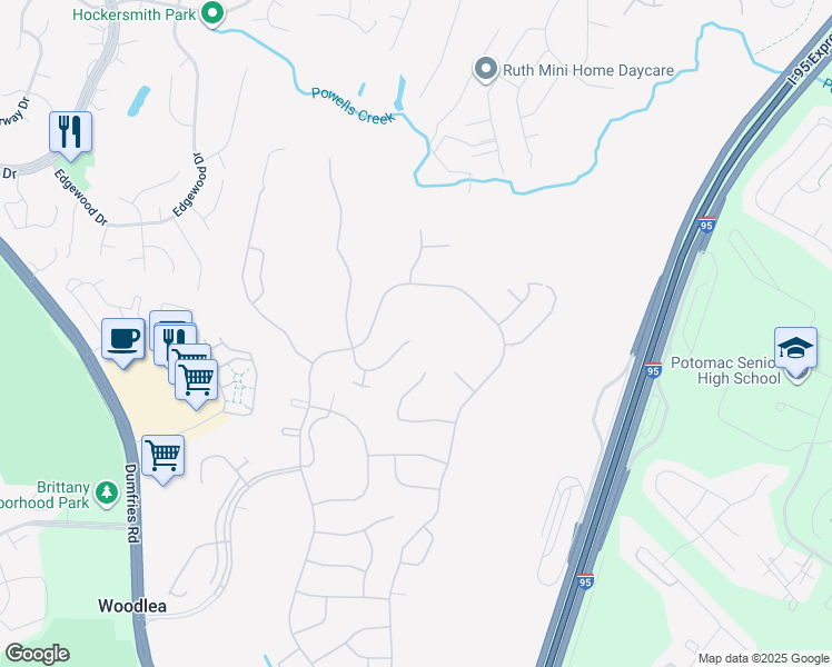 map of restaurants, bars, coffee shops, grocery stores, and more near 3750 Blowing Leaf Place in Montclair