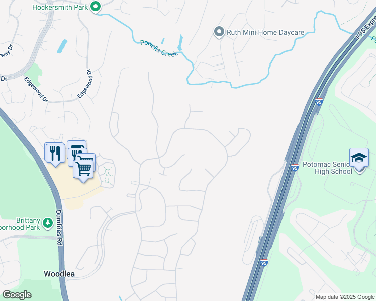 map of restaurants, bars, coffee shops, grocery stores, and more near 3750 Blowing Leaf Place in Montclair