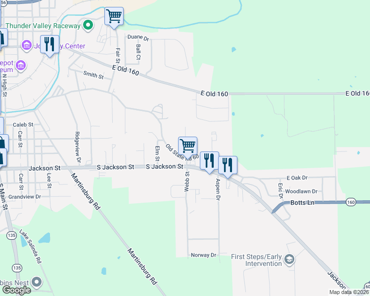 map of restaurants, bars, coffee shops, grocery stores, and more near 100-198 Brandywine Ct in Salem