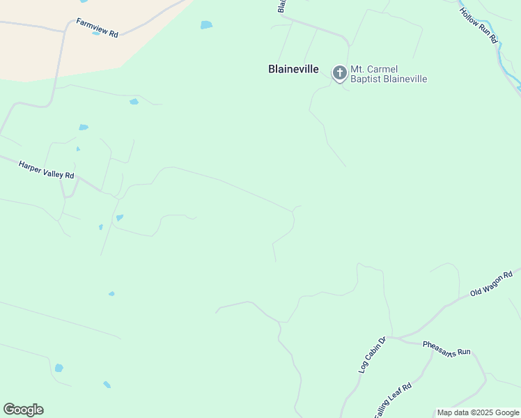 map of restaurants, bars, coffee shops, grocery stores, and more near 1032 Harper Valley Road in Luray