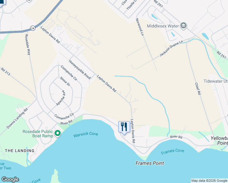 map of restaurants, bars, coffee shops, grocery stores, and more near 28240 Road 312A in Millsboro