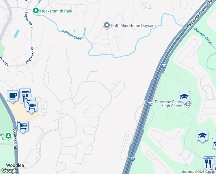 map of restaurants, bars, coffee shops, grocery stores, and more near 17067 Four Seasons Drive in Montclair