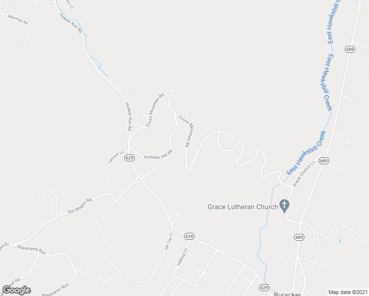 map of restaurants, bars, coffee shops, grocery stores, and more near 550 Cross Mountain Road in Luray