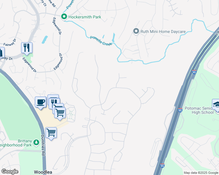 map of restaurants, bars, coffee shops, grocery stores, and more near 16957 Four Seasons Drive in Montclair