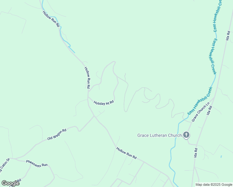 map of restaurants, bars, coffee shops, grocery stores, and more near 354 Holiday Hill Road in Luray