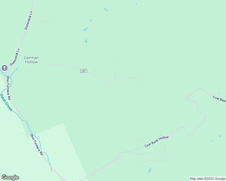 map of restaurants, bars, coffee shops, grocery stores, and more near 718 German Hollow in Franklin Furnace