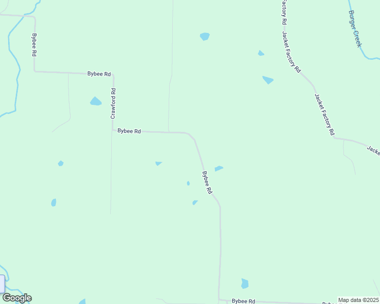 map of restaurants, bars, coffee shops, grocery stores, and more near 59601 Bybee Road in California