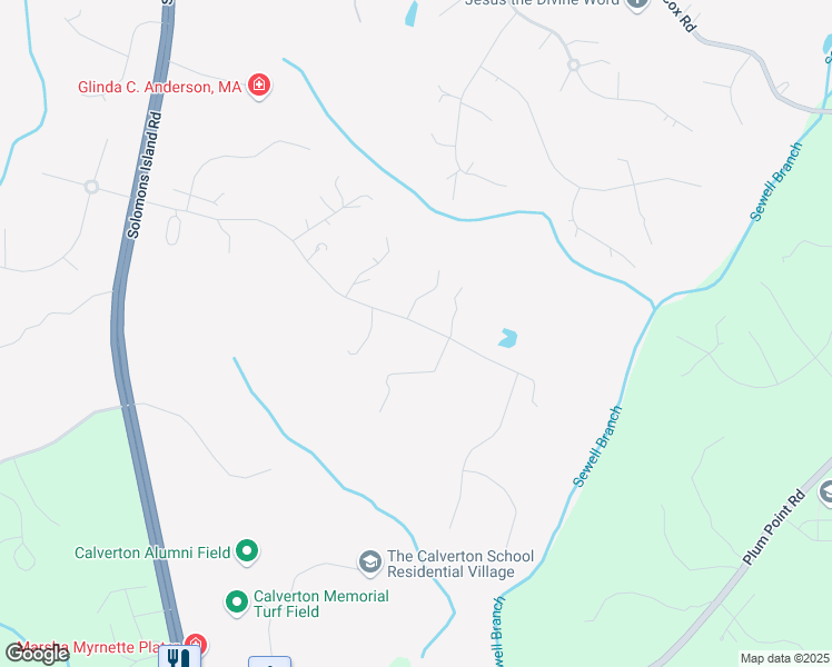 map of restaurants, bars, coffee shops, grocery stores, and more near 495 Armiger Road in Huntingtown
