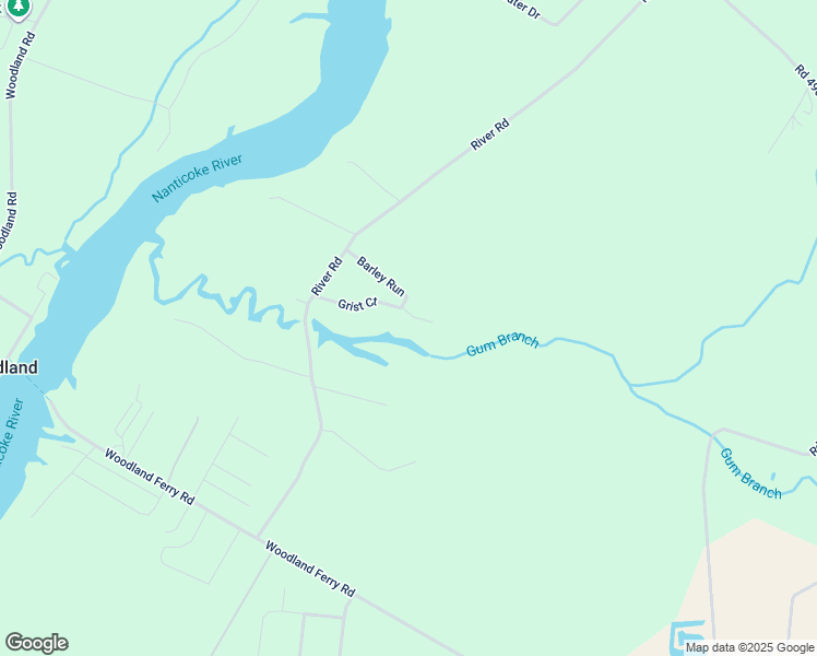 map of restaurants, bars, coffee shops, grocery stores, and more near 6258 Grist Court in Seaford