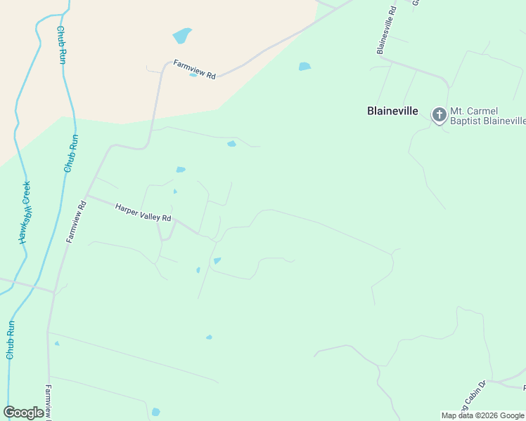 map of restaurants, bars, coffee shops, grocery stores, and more near 1015 Harper Valley Road in Luray