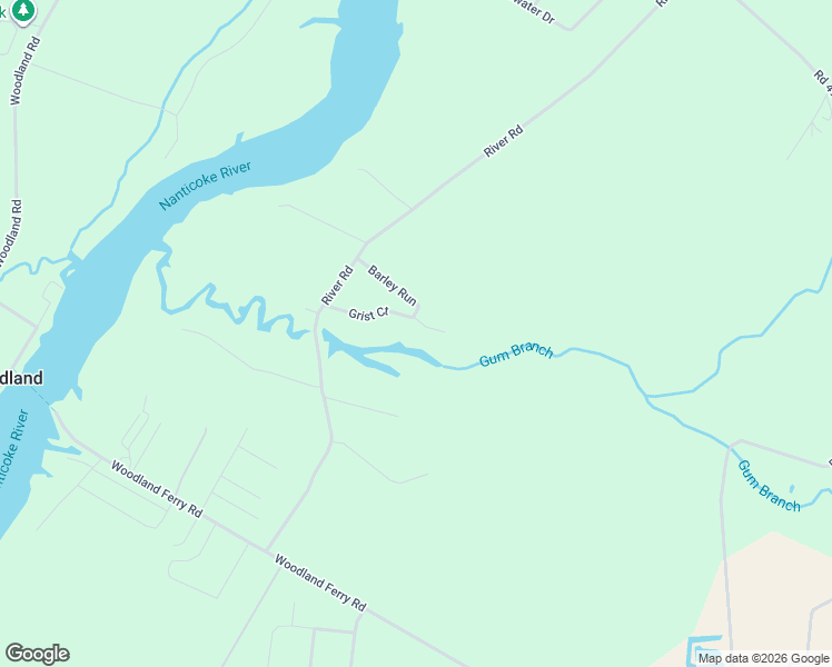 map of restaurants, bars, coffee shops, grocery stores, and more near 6258 Grist Court in Seaford