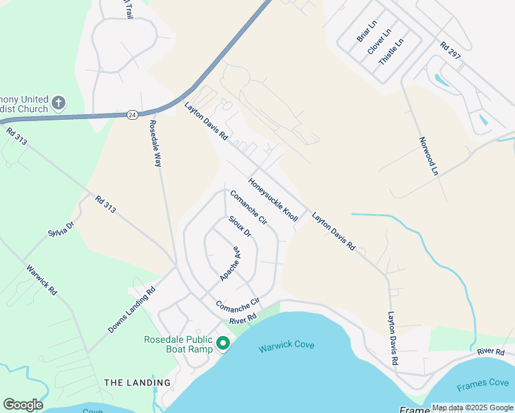 map of restaurants, bars, coffee shops, grocery stores, and more near 88 Comanche Circle in Millsboro