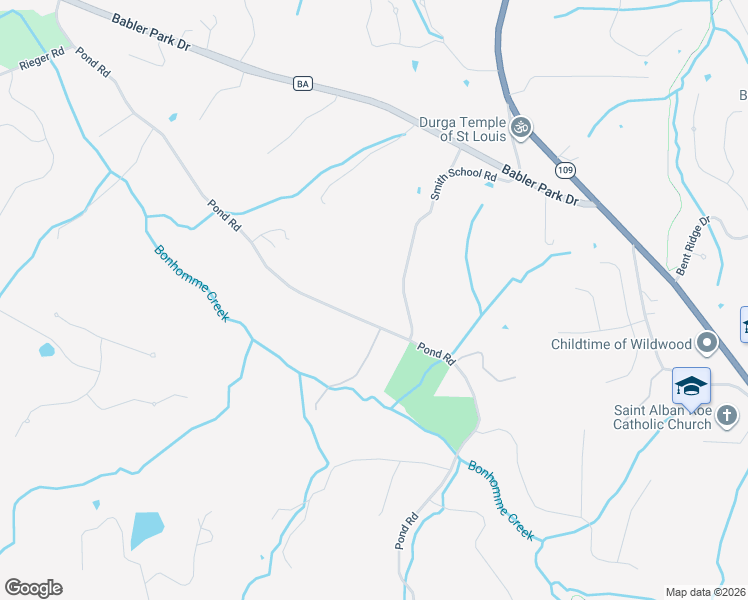 map of restaurants, bars, coffee shops, grocery stores, and more near 1336 Pond Road in Wildwood