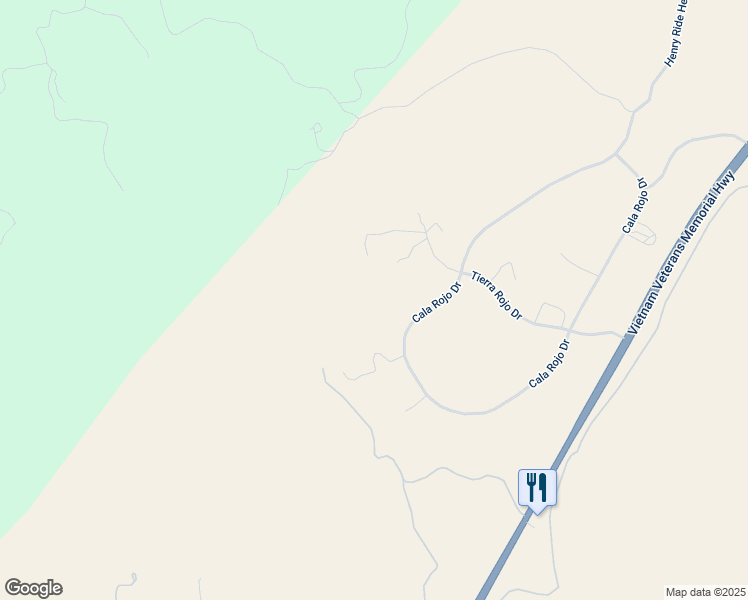 map of restaurants, bars, coffee shops, grocery stores, and more near 16116 Cala Rojo Drive in Colorado Springs