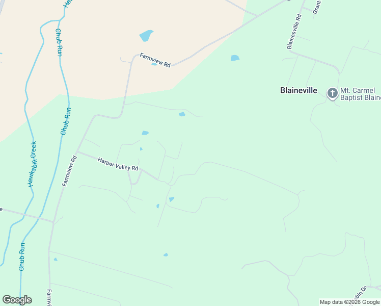 map of restaurants, bars, coffee shops, grocery stores, and more near 4306 Valley View Road in Luray