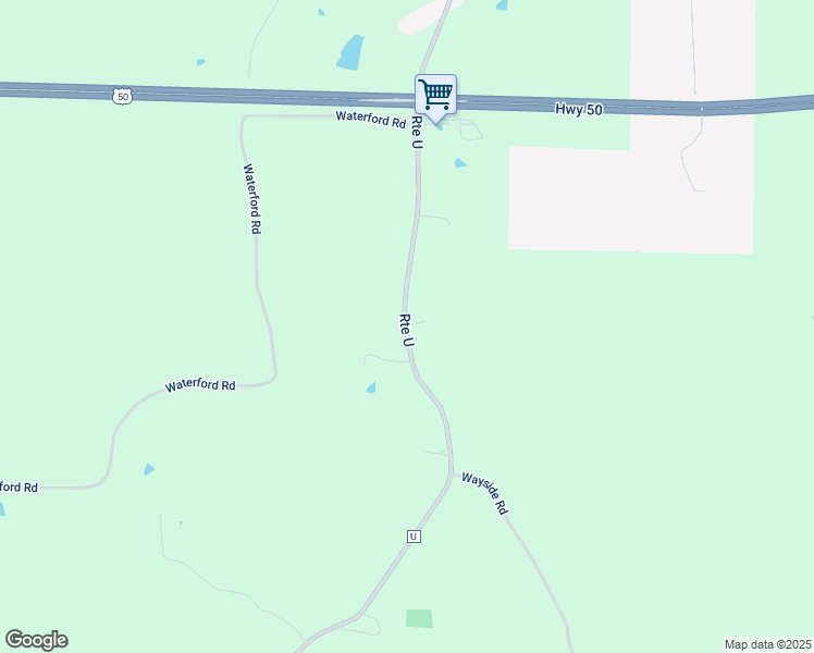 map of restaurants, bars, coffee shops, grocery stores, and more near 425 Route U in Centertown