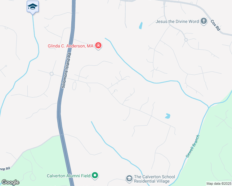 map of restaurants, bars, coffee shops, grocery stores, and more near 300 Armiger Road in Huntingtown