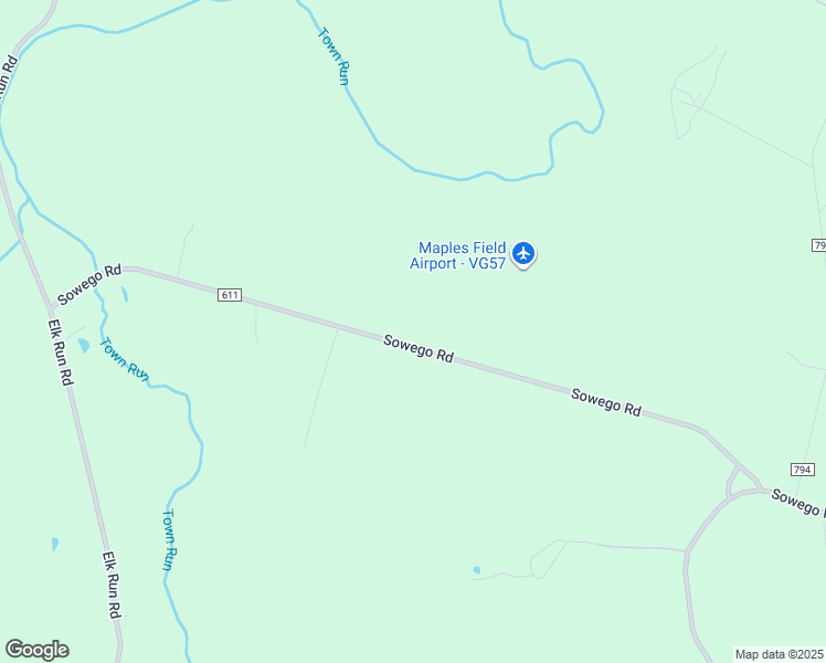 map of restaurants, bars, coffee shops, grocery stores, and more near 2102 Sowego Road in Catlett