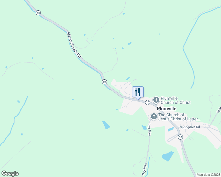 map of restaurants, bars, coffee shops, grocery stores, and more near Mason Lewis Road in Maysville